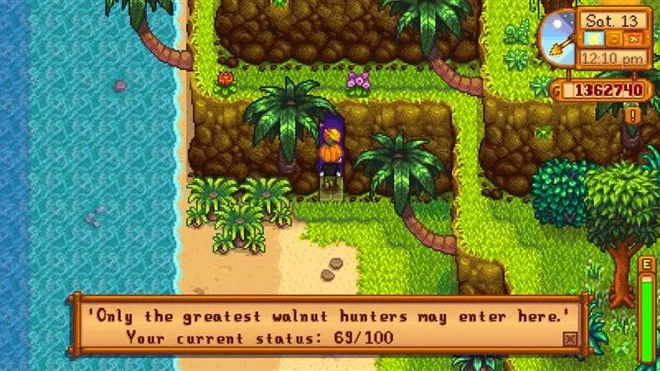Stardew Valley arany dió helyszínei