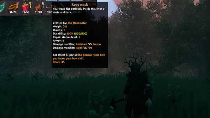 &ldquo;Valheim-Wurzelrüstung&rdquo;