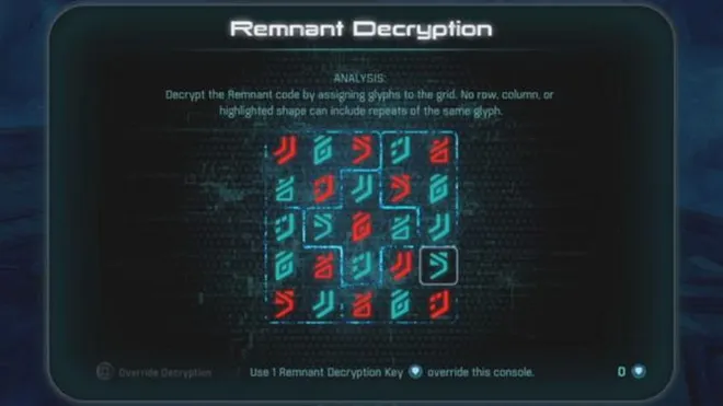 Mass Effect Andromeda Remnant Decryption Glyph Puzzle Guide