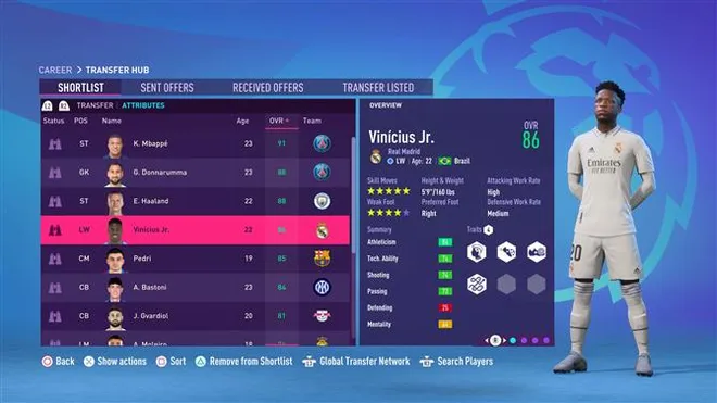 FIFA 23 bästa unga spelare -listan avslöjar de 50 bästa karriärläget Wonderkids