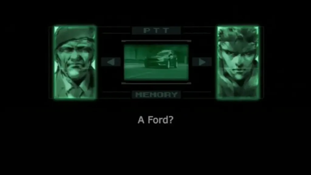 Metal Gear Solid Ford Focus SE-reklame