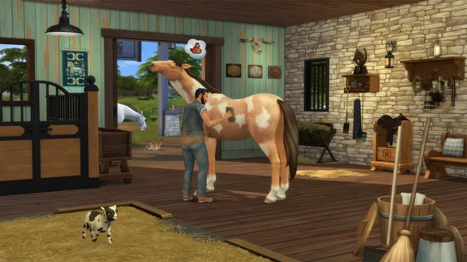 Все новое в The Sims 4 Horse Ranch, от единорогов до узоров на потолке