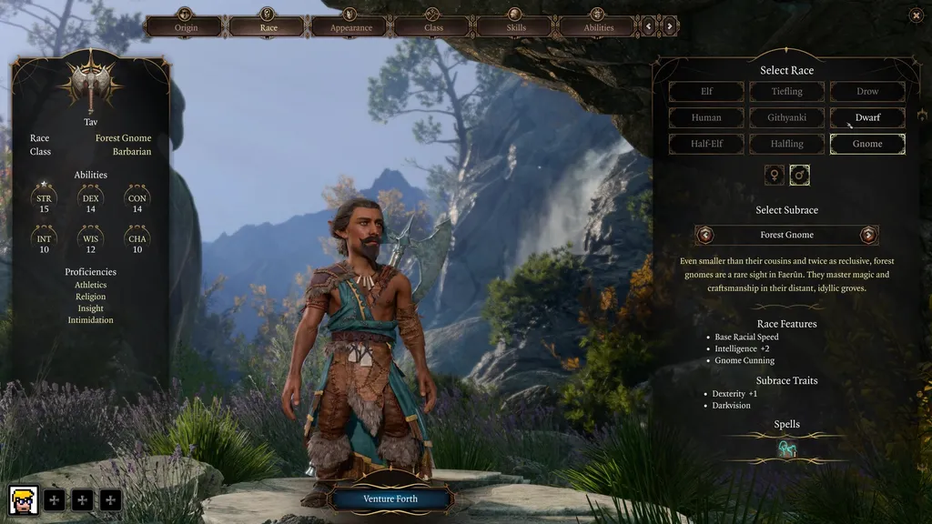 En gnom i Baldur&rsquo;s Gate 3