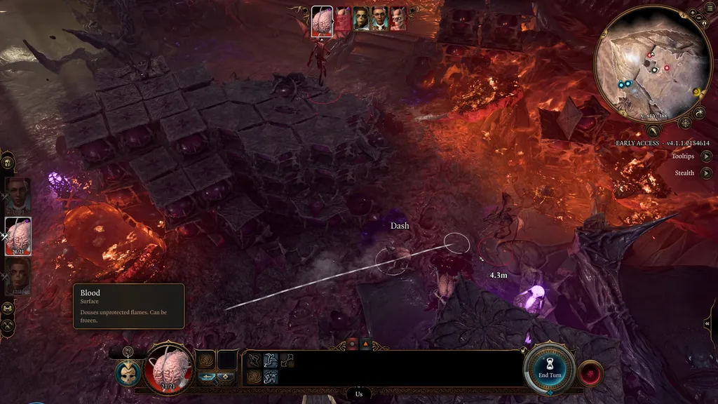 Kamp mellom imps og intellektfortærer i Baldur&rsquo;s Gate 3