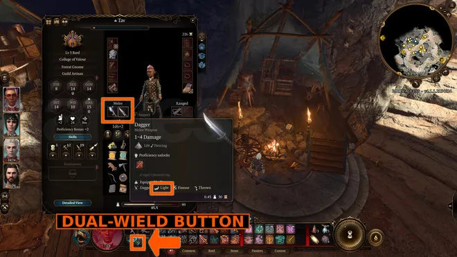 Hogyan kell kettős fegyvert használni a Baldur’s Gate 3-ban?