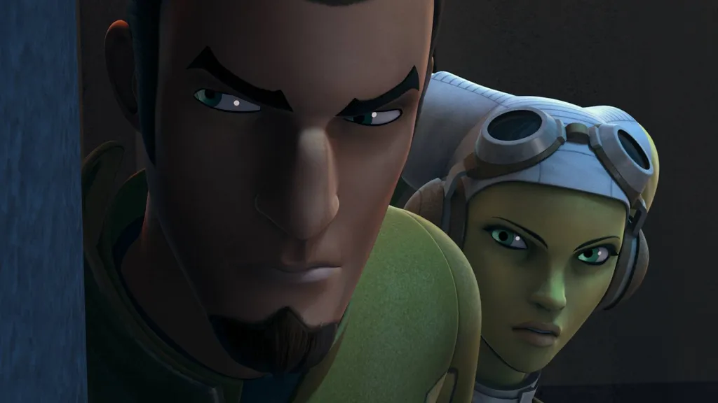 Кэнан Джаррус и Гера Синдулла в игре Star Wars Rebels