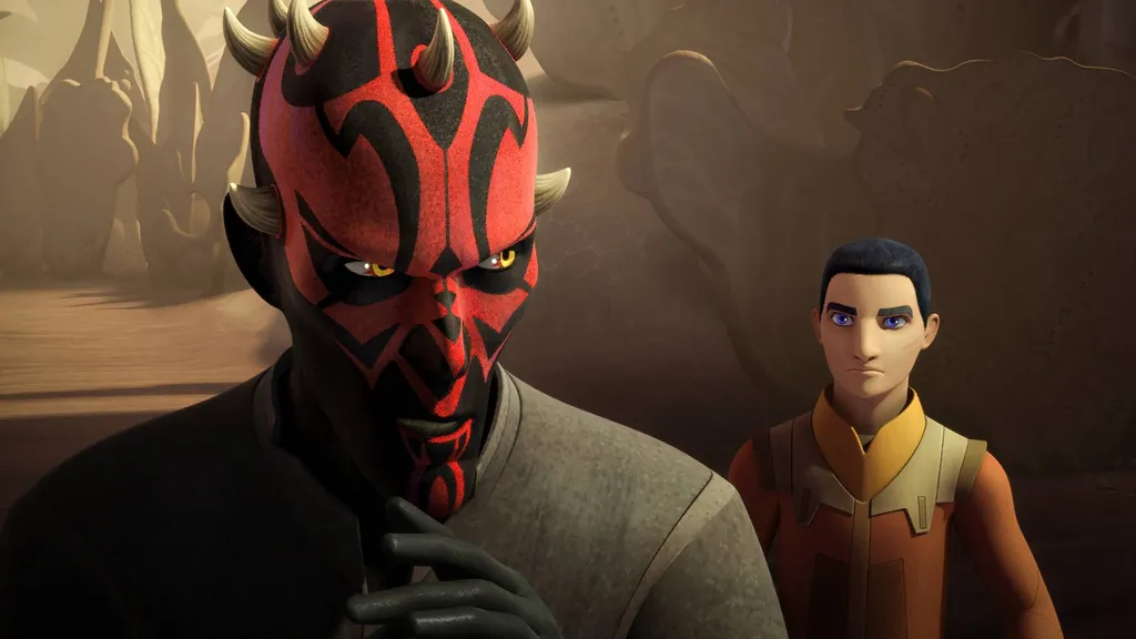 Ezra Bridger og Darth Maul i Star Wars Rebels