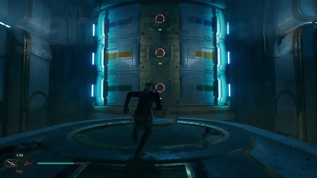 Star Wars Jedi Survivor Koboh walkthrough climbing grate on forest array building