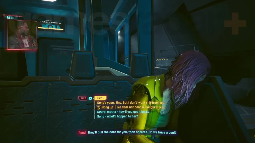 Cyberpunk 2077 Phantom Liberty ringer til Reed og inngår en avtale