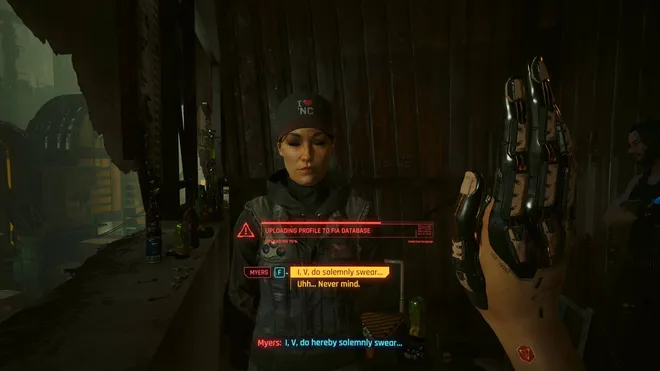 Skal du aflægge eden i Cyberpunk 2077 Phantom Liberty?