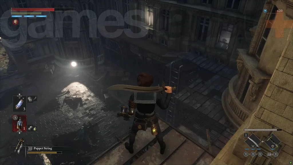 Gråtende kvinne Lies of P plassering