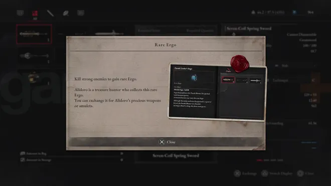 Wie Sie seltene Ergos in Lies of P gegen Schätze und Belohnungen eintauschen