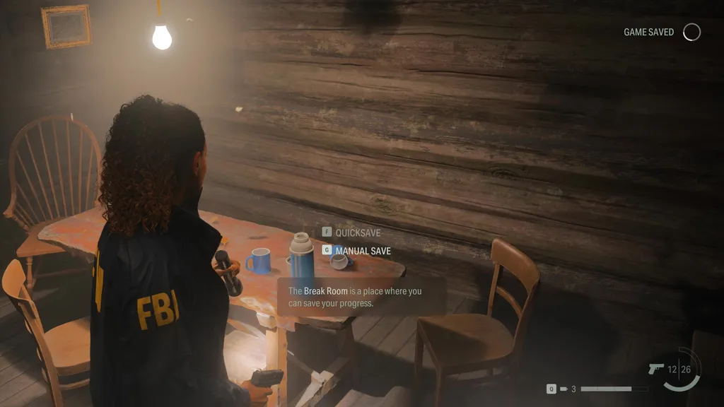 Manuell lagring i Alan Wake 2