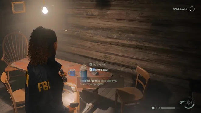 Kan man gemme manuelt i Alan Wake 2?