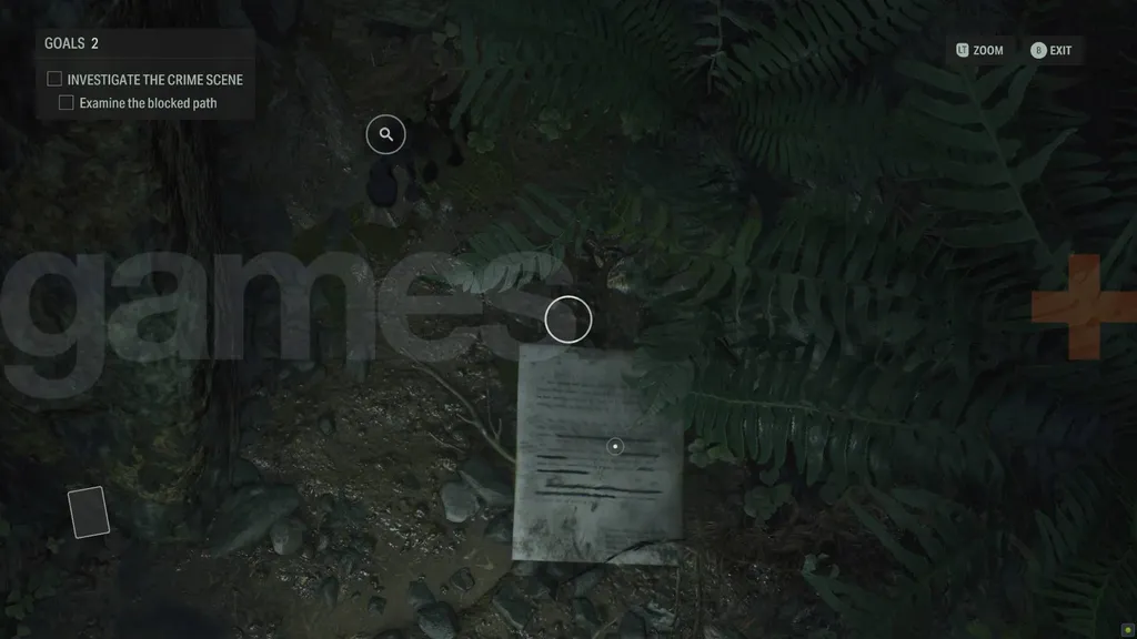 Alan Wake 2 spor fra åstedet