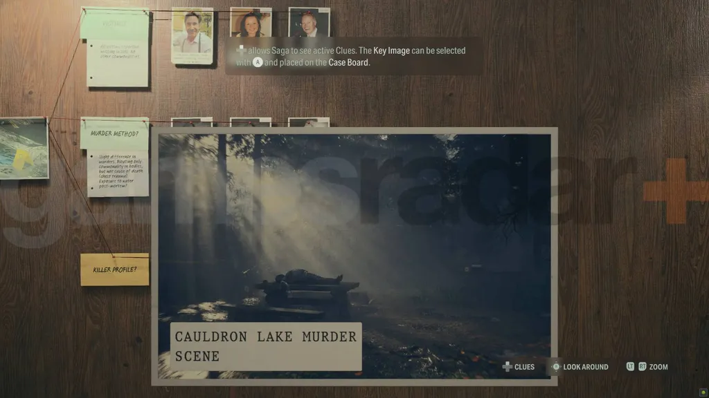 Drapsscenen i Alan Wake 2, Cauldron Lake