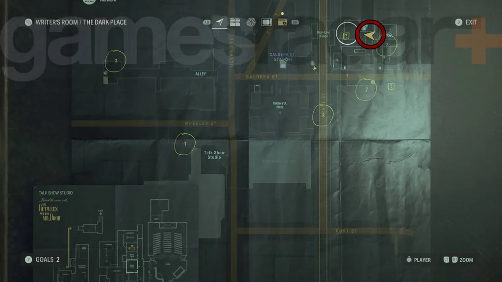 Alan Wake 2 Dark Place kart