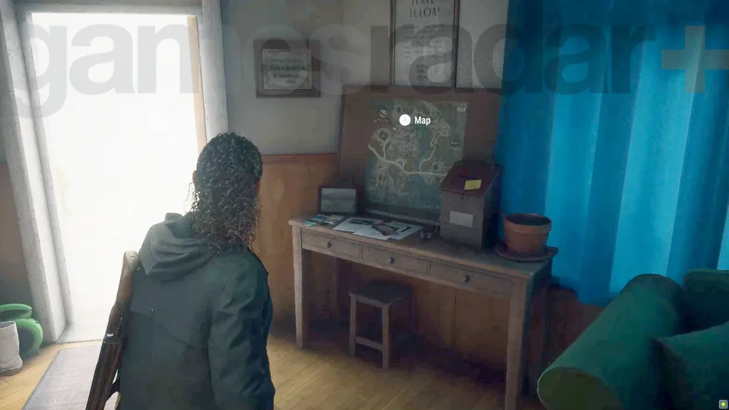 Alan Wake 2 Watery Map plassering