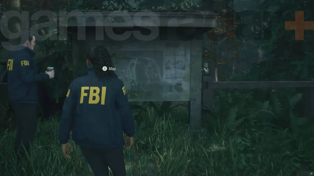 Alan Wake 2 Cauldron Lake kartplassering