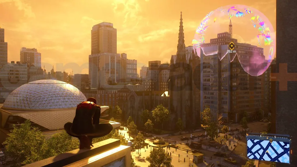 Marvel’s Spider-Man 2 pókrobot helyének pingelése