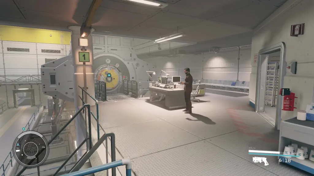 Starfield flysimulator