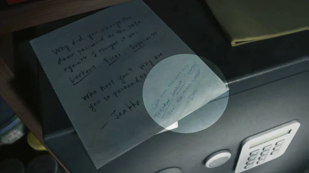 alan wake 2 coffee world gift shop safe kode