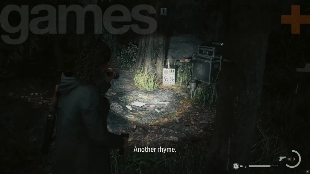 Alan Wake 2 skytebane barnerim