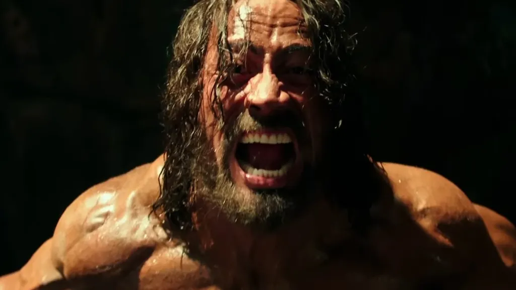 Dwayne Johnson kiabál, mint Hercules
