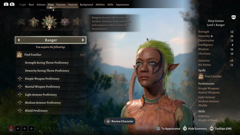 Baldur&rsquo;s Gate 3 ranger build