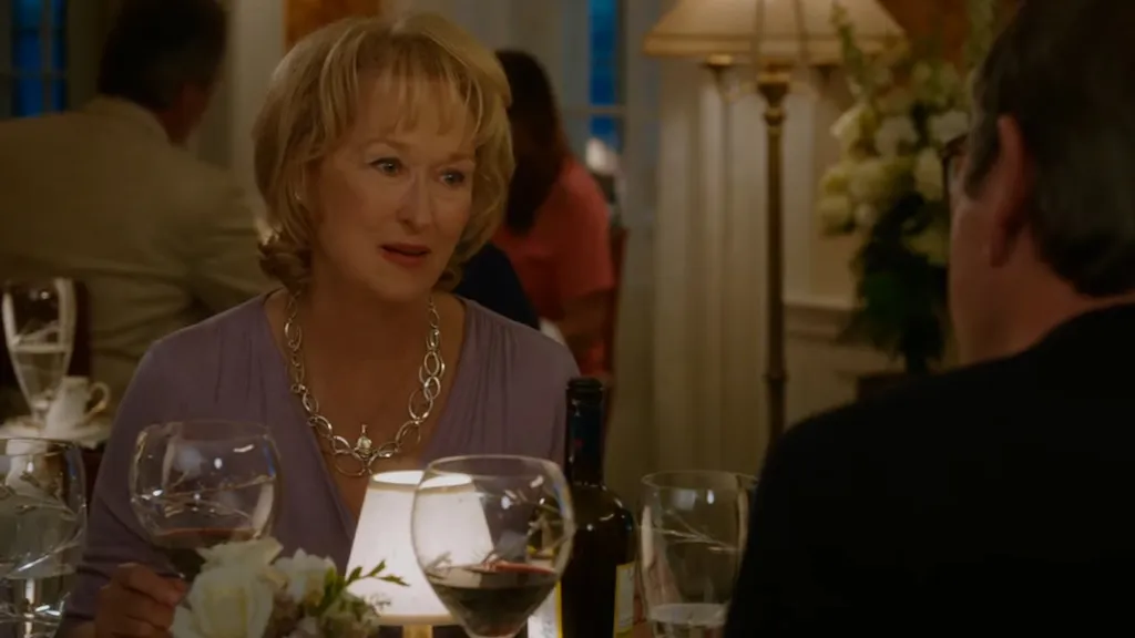 Meryl Streep egy gyertyafényes vacsoránál a Hope Springs című filmben