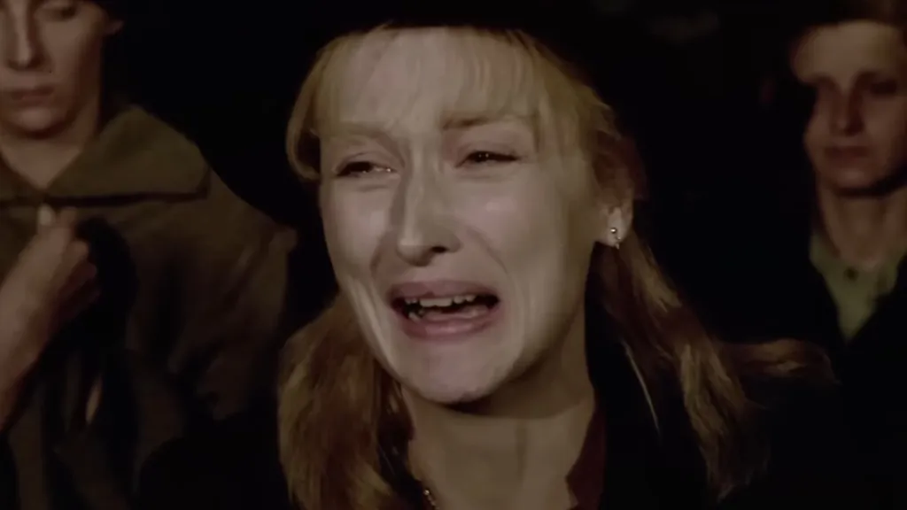 Meryl Streep sír Auschwitzban a Sophie’s Choice-ban