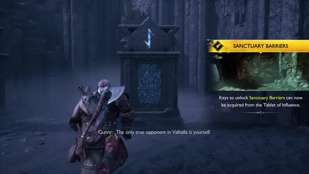 God of War Valhalla barrierer