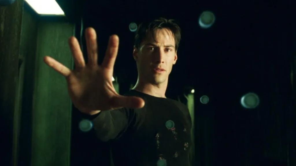 Keanu Reeves a Mátrixban