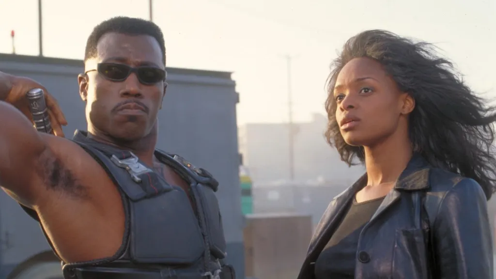Wesley Snipes és N&rsquo;Bushe Wright a Penge filmben.