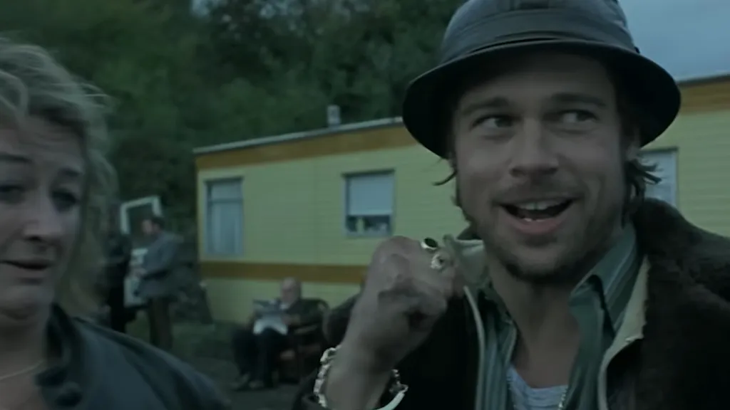 Brad Pitt Snatch filminde bir karavan parkında