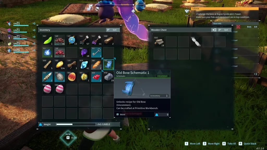 Palworld legendariske skjemaer