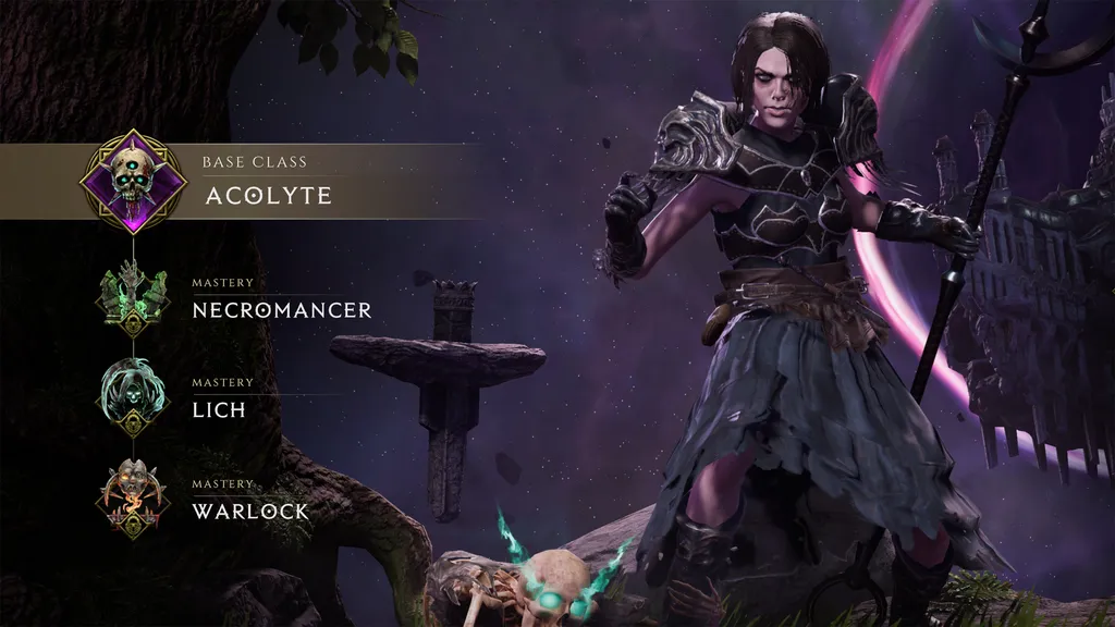 Akolitus szintlépési build