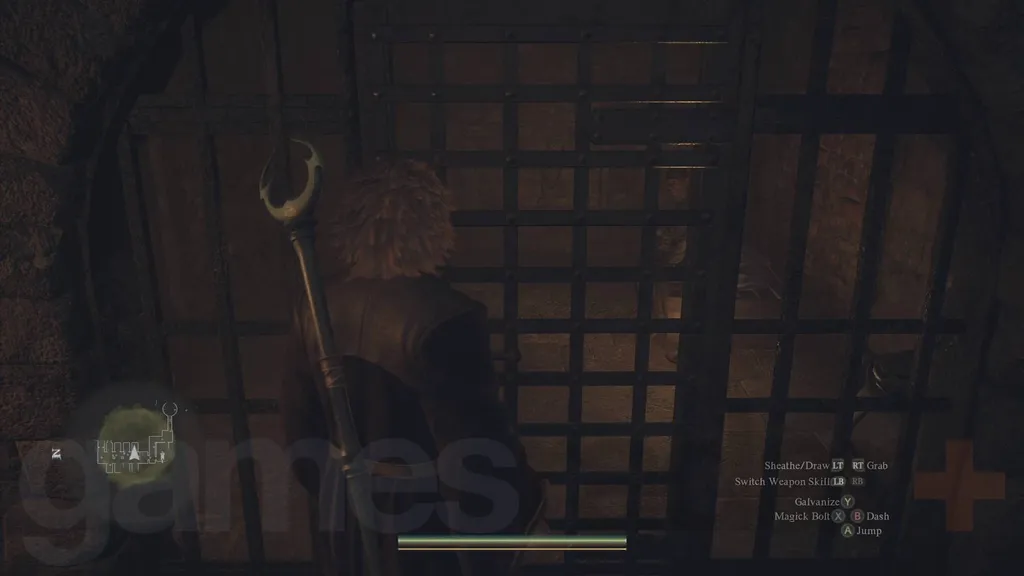 Dragon&rsquo;s Dogma 2 caged magistrate waldhar bak lås og slå i fengselscellen