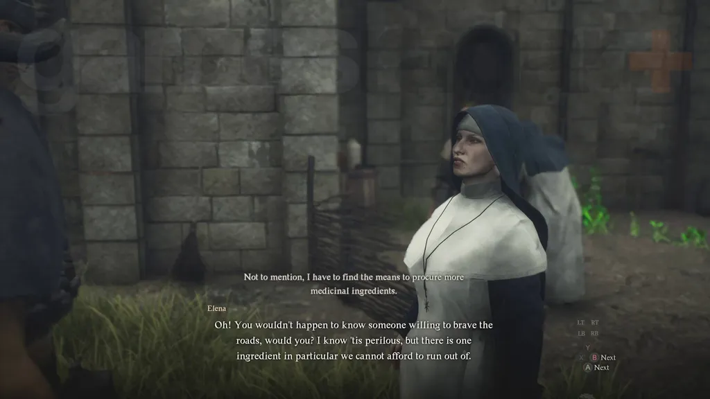 Dragon&rsquo;s Dogma 2 Saint of the Slums Arisen snakker med Elena