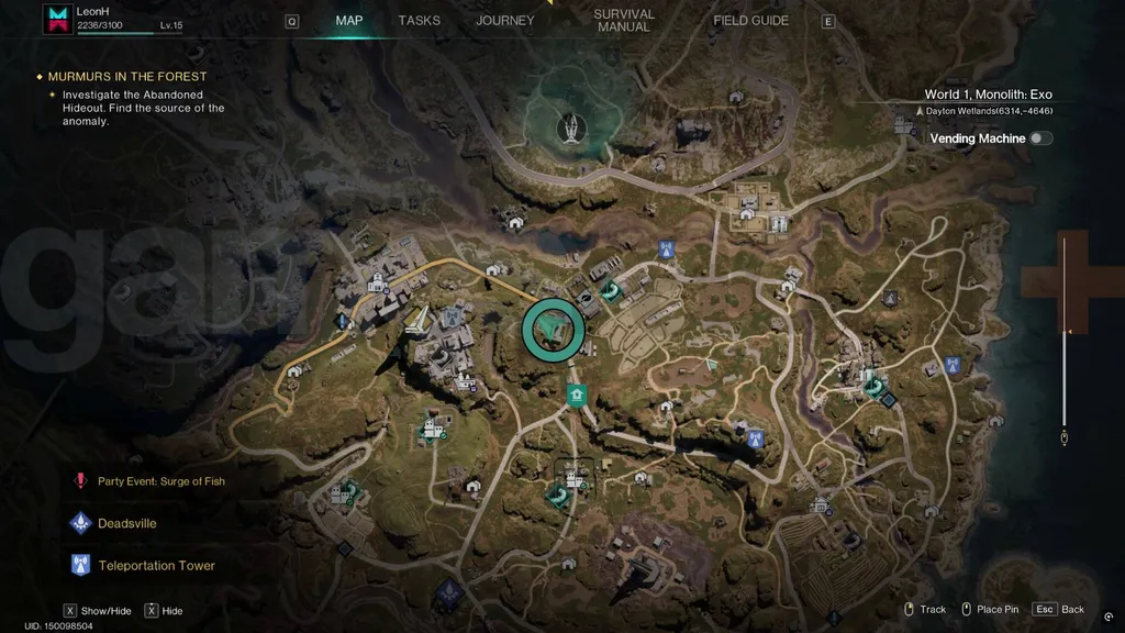 en gang menneske lang reise Glassmanetens far lokasjonskart