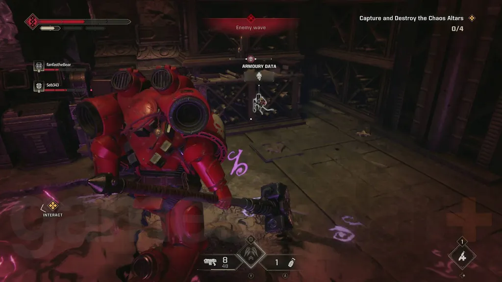 Space Marine 2 Armory Data servo hodeskalle i Vox Liberatis oppdrag