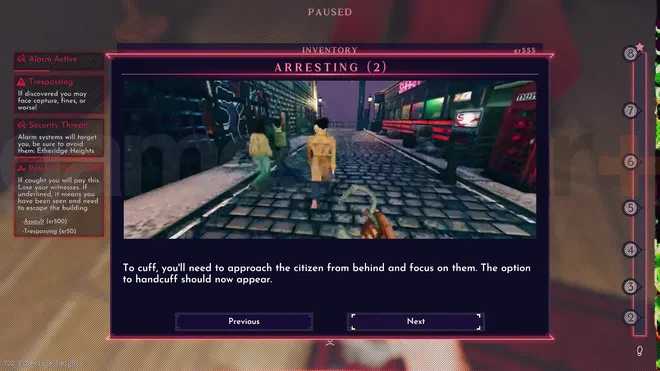 Hogyan tartóztassunk le embereket a Shadows of Doubt-ban?