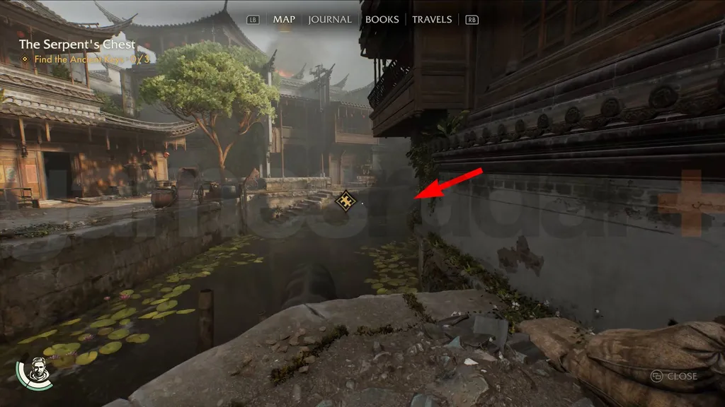 Indiana Jones Shanghai Serpent&rsquo;s Chest nøkkelplassering